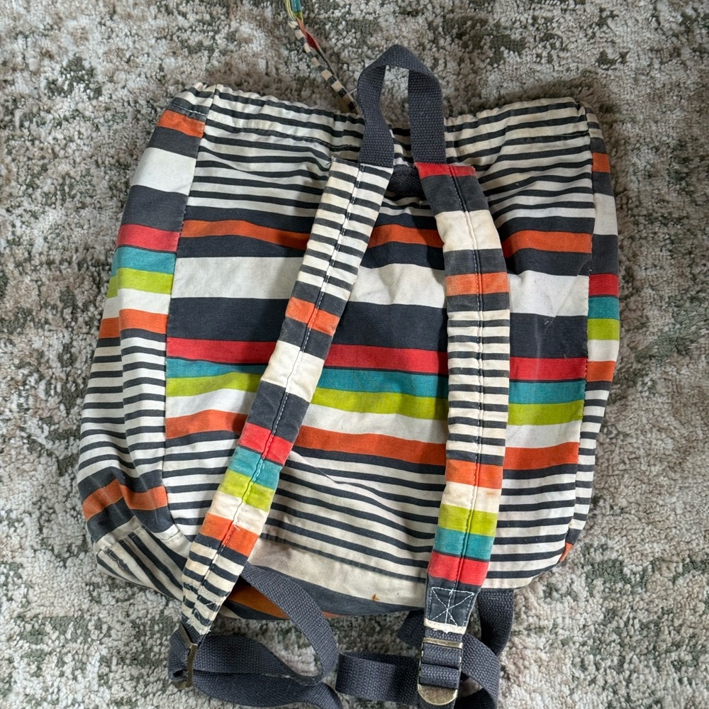 Roxy Striped Multicolor Backpack - image 2